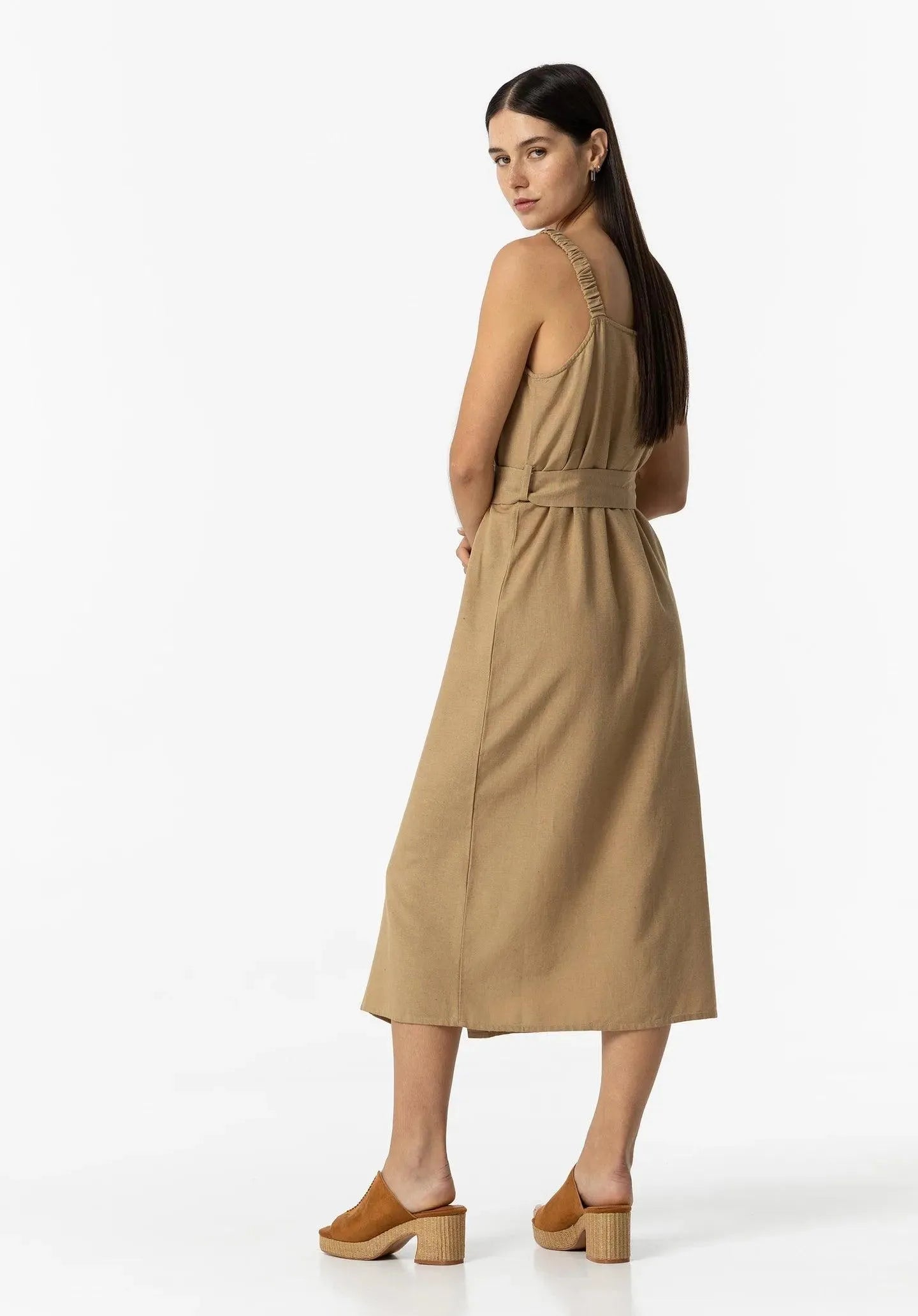 Vestido TIFFOSI Crack - ECRU