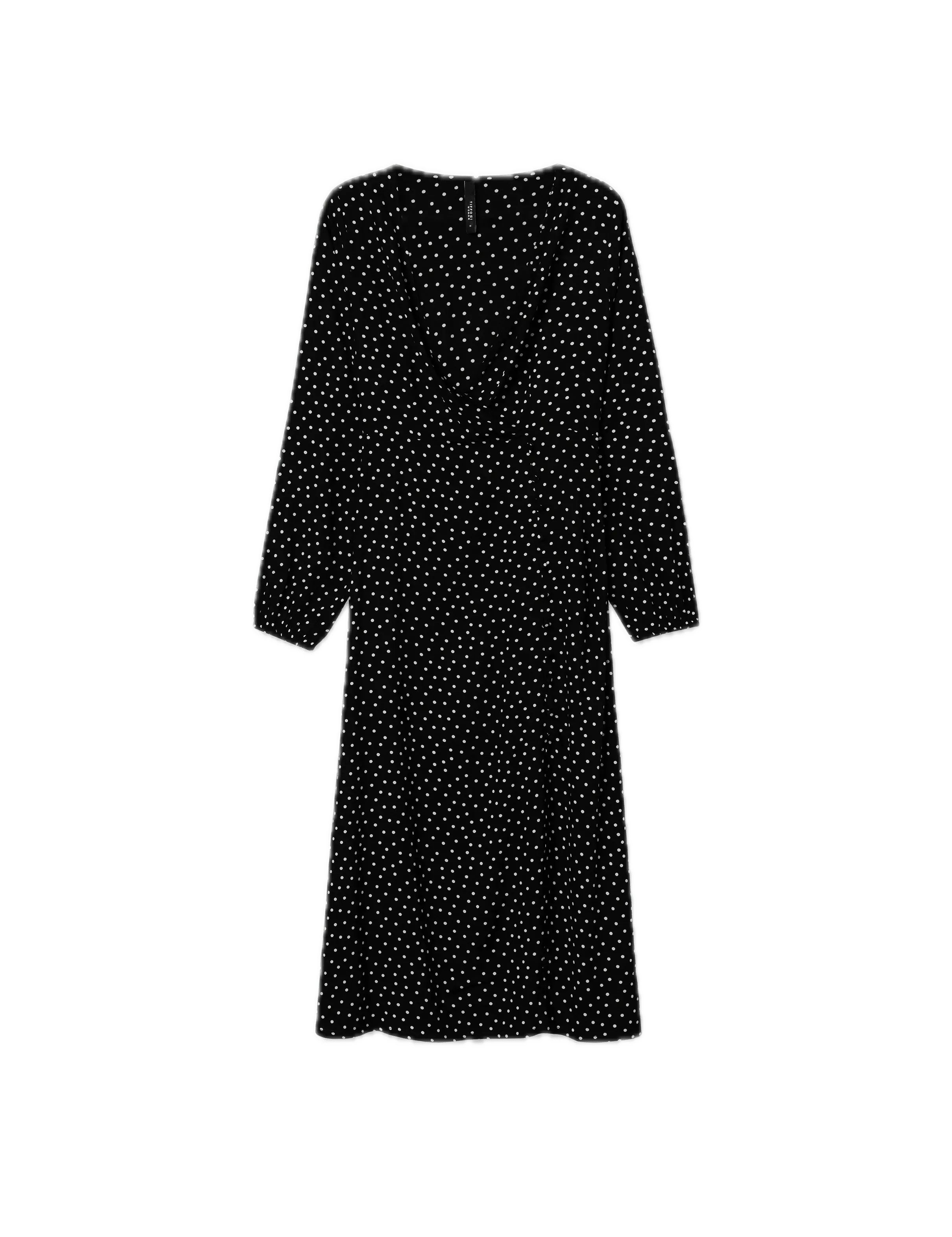 Vestido Tiffosi Kusama Midi Lunares - ECRU