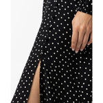 Vestido Tiffosi Kusama Midi Lunares - ECRU