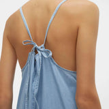 Vestido Vero Moda Adelyn Denim - ECRU