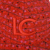 Visera LOLA CASADEMUNT Tweed  Rojo