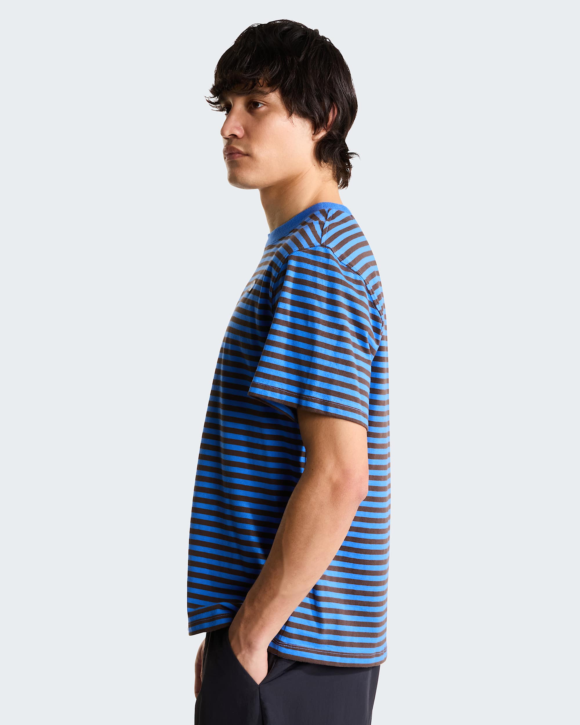 Camiseta The North Face Vista Stripe Active Blue vista lateral