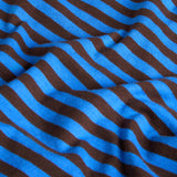 Detalle del tejido de la camiseta The North Face Vista Stripe Active Blue