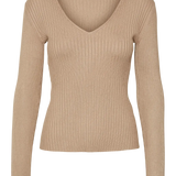 VERO MODA Autumn Silver Mink Sweater