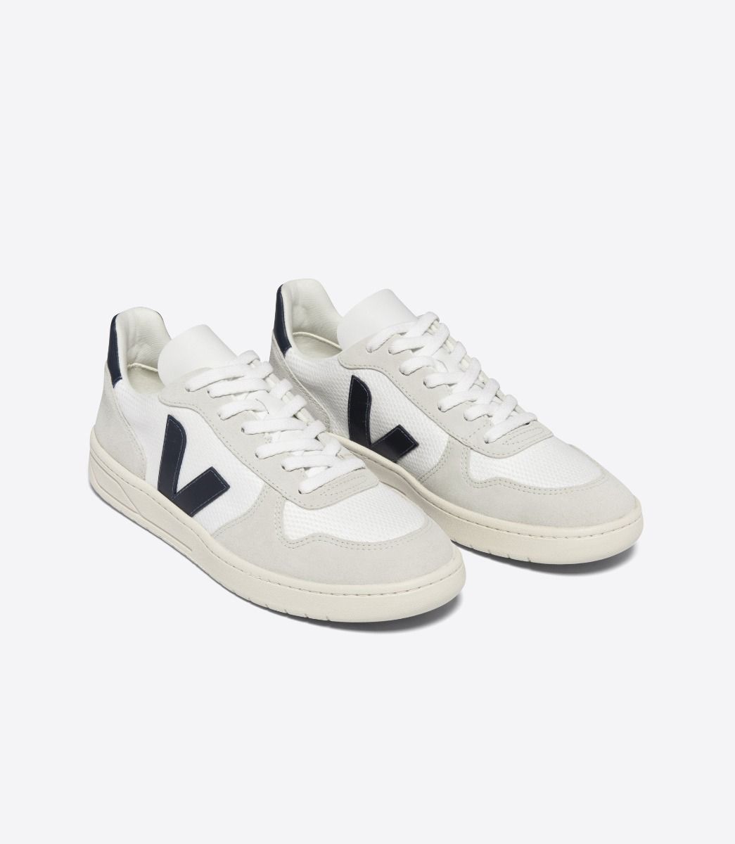 Veja V-10 B-Mesh Weiße Nautico-Sneaker