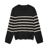 Pullover VERO MODA schlicht Schwarz BIRCH