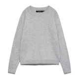 Jersey VERO MODA Happiness Gris Claro Melange Silver Lurex