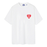 Camiseta WE ARE NOT FRIENDS Love For You Blanca, vista frontal