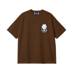 Camiseta WE ARE NOT FRIENDS Boxy Daisy Marrón, vista frontal