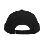 Gorro WE ARE NOT FRIENDS Docker Negro, vista espalda