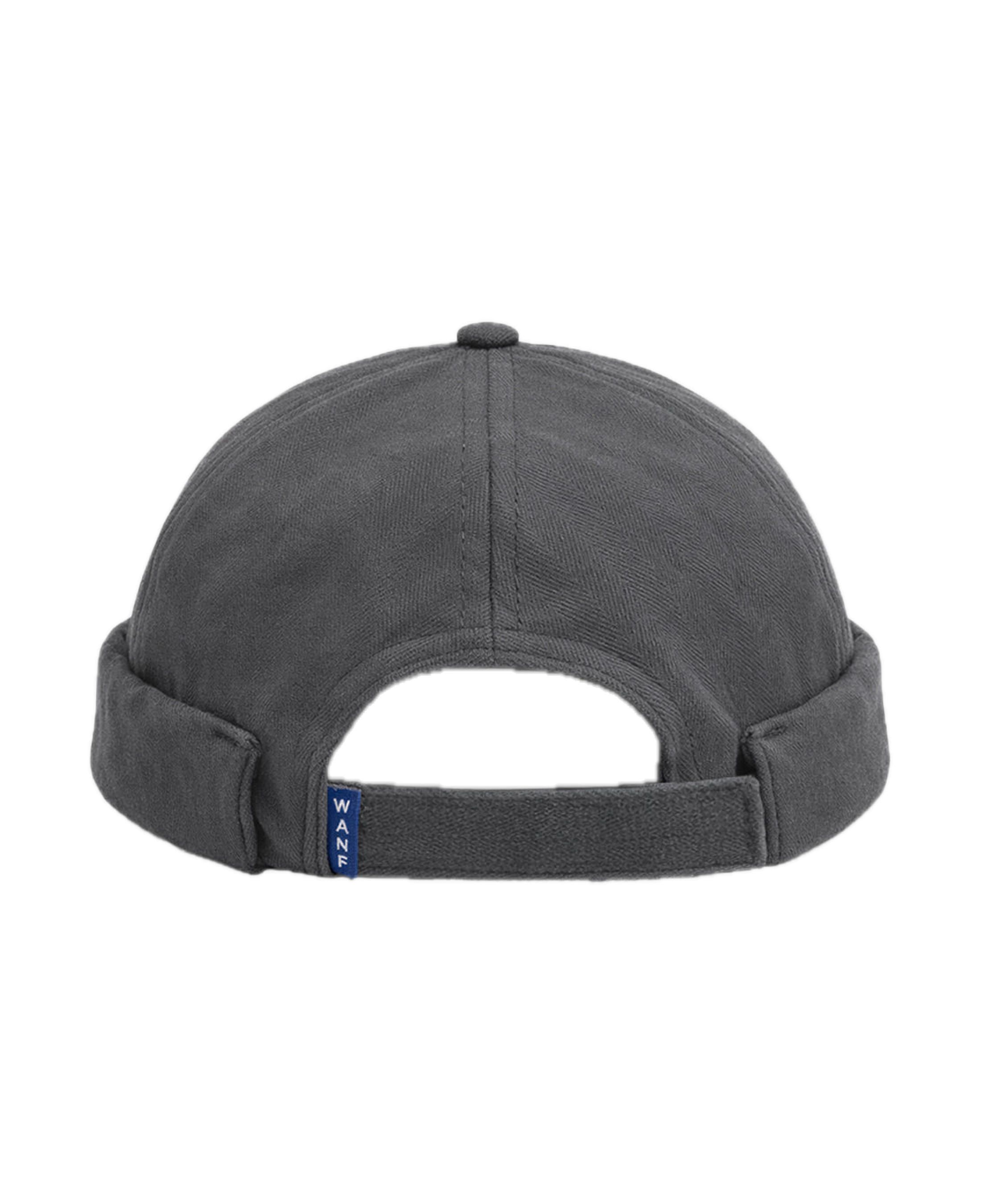 Gorro WE ARE NOT FRIENDS Docker Gris, vista espalda