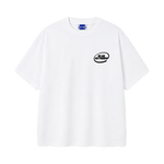 Camiseta WE ARE NOT FRIENDS Hello & Goodbye Blanca, vista frontal
