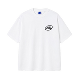 Camiseta WE ARE NOT FRIENDS Hello & Goodbye Blanca, vista frontal