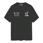Camiseta WE ARE NOT FRIENDS Lamb Dancing Negra, frontal