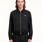 Chaqueta WE ARE NOT FRIENDS Tailored Club Negra, modelo frontal