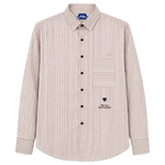 Camisa WE ARE NOT FRIENDS Work the Stripes Rayas, frontal