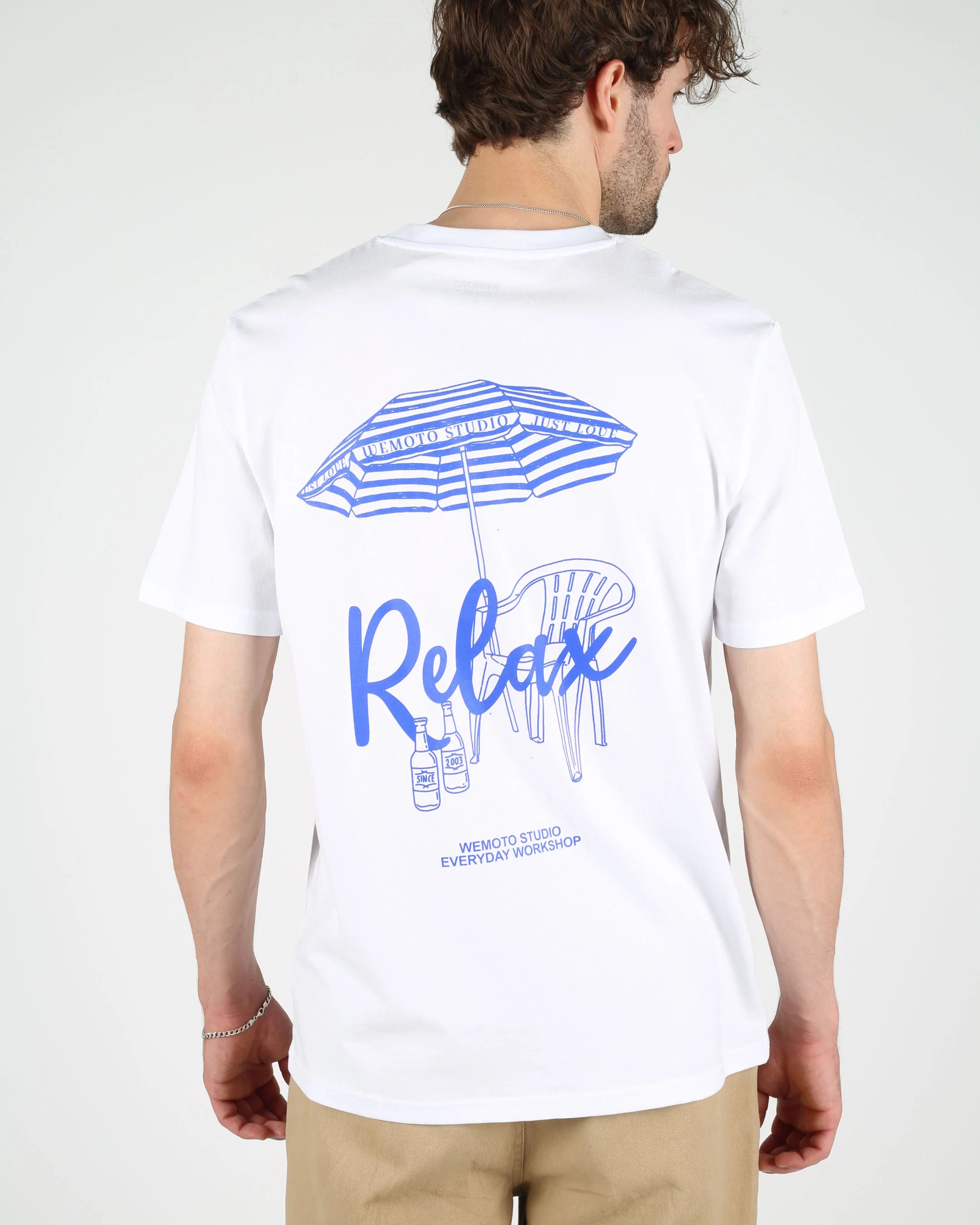 Camiseta WEMOTO Parasol White