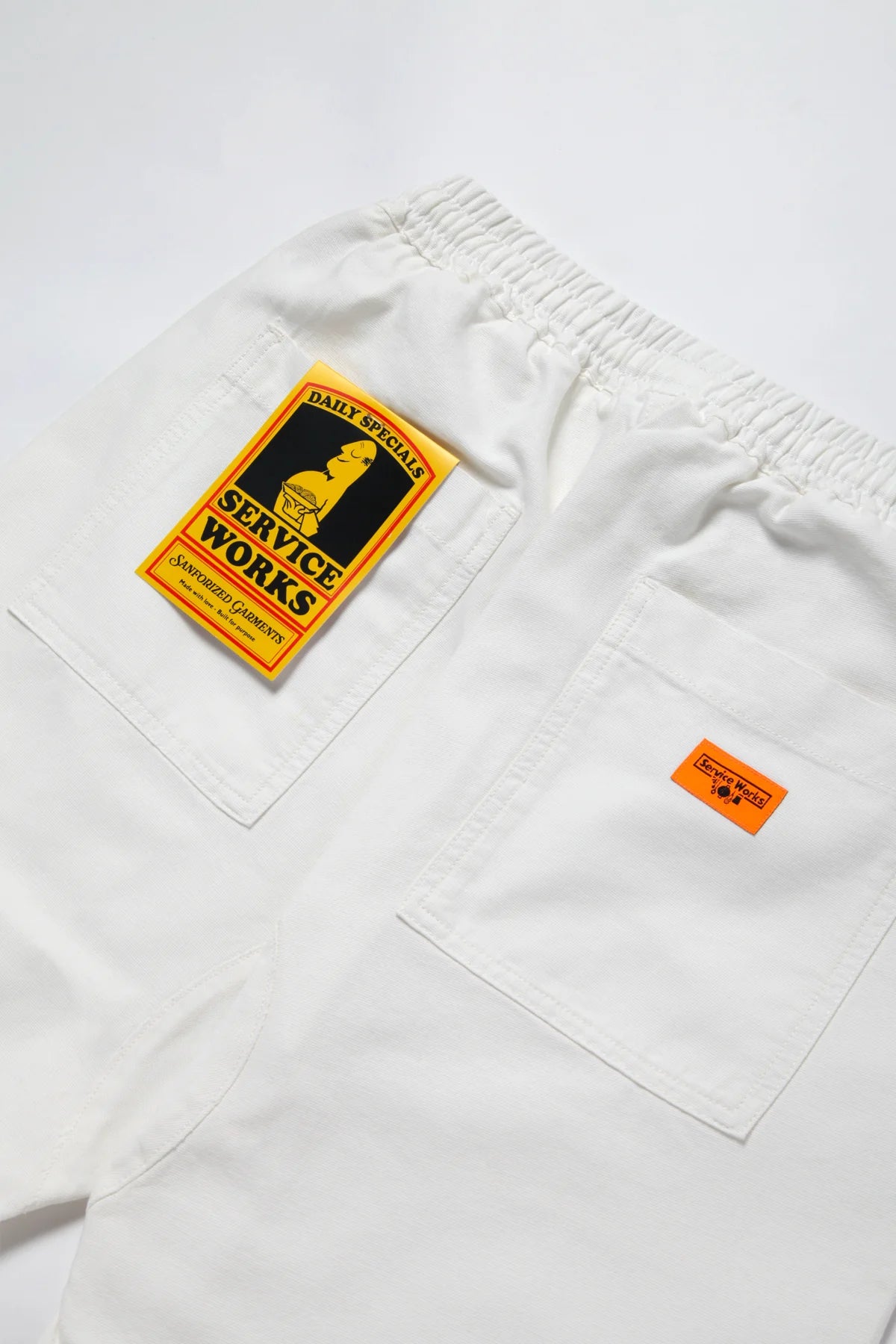 Service Works Classic Chef Off-White-Shorts