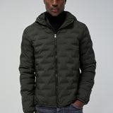 SALSA JEANS Quilted Jacket with Pockets Dark Green