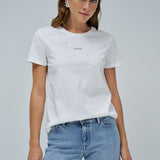 Camiseta SALSA JEANS Lentejuelas Light Pearl