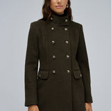 Abrigo SALSA JEANS Paño Medium Brown