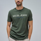 Camiseta SALSA JEANS con Logo Dark Green