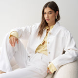 Chaqueta SALSA Light Denim Blanco