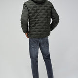 SALSA JEANS Quilted Jacket with Pockets Dark Green
