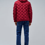 SALSA JEANS Quilted Jacket with Pockets Dark Red