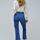 SALSA JEANS Faith Push In Cropped Flare Medium Wash Jeans