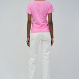 SALSA JEANS Gathered T-shirt Medium Pink