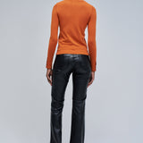 SALSA JEANS Basic Knit Orange Sweater