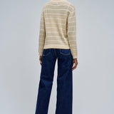 SALSA JEANS Knit Sweater with Medium Pearl Shine