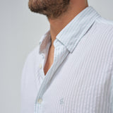 Camisa SALSA JEANS Rayas Light Green