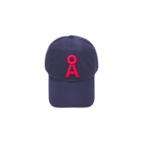 Gorra ARMEDANGELS Yenaas Logaa Navy / Scarlet Red