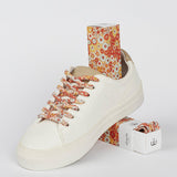 Cordones SLIWILS Flores Naranjas