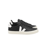 Zapatillas Veja Campo Chromefree Leather Black White - ECRU