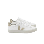 Zapatillas Veja Campo Chromefree Leather White Almond - ECRU