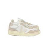 Zapatillas Veja V-90 Leather White Pierre - ECRU