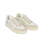 Zapatillas Veja V-90 Leather White Pierre - ECRU