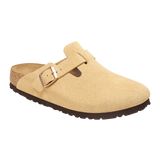 Zuecos Birkenstock Boston Ante Latte Cream - ECRU