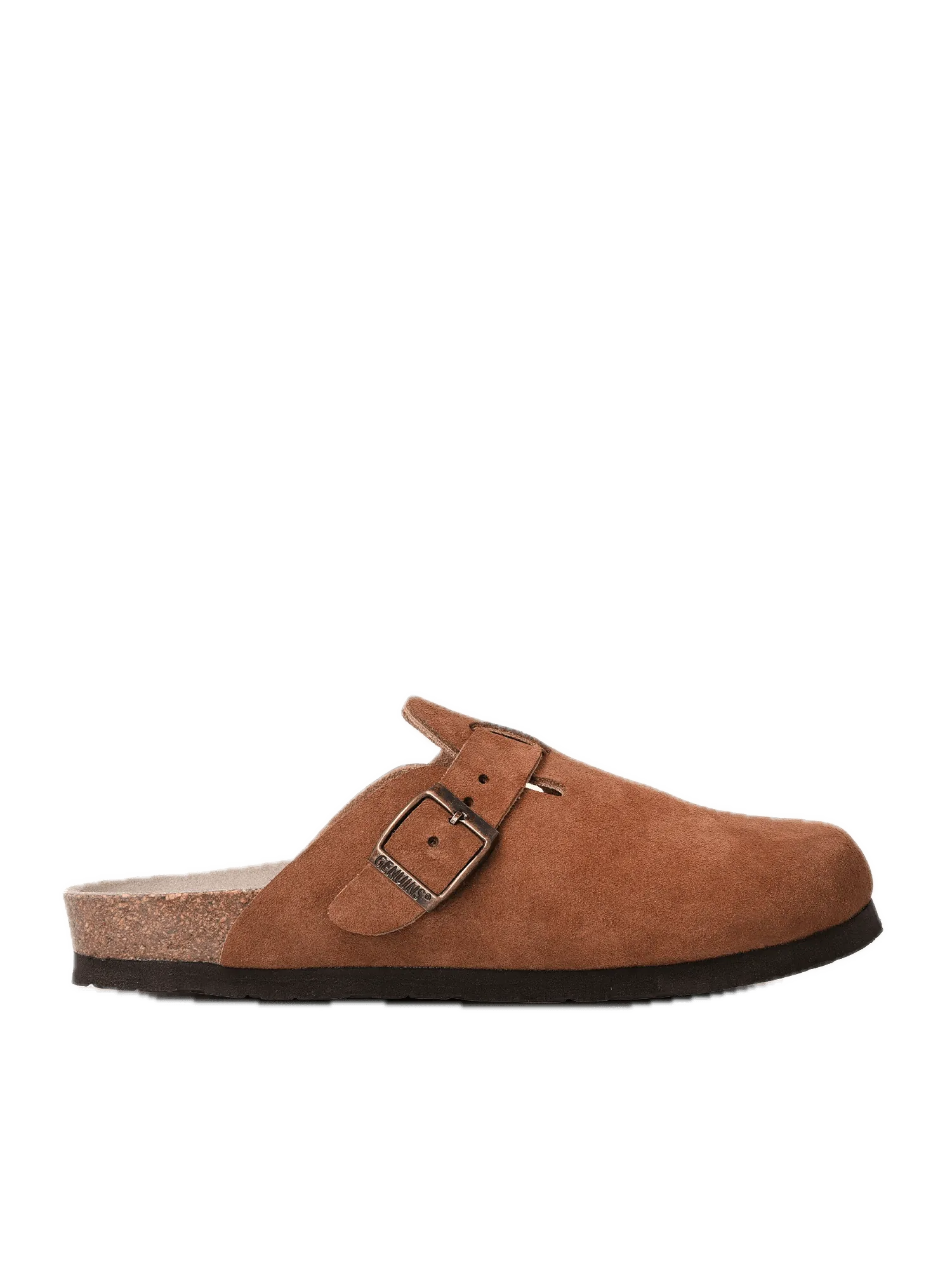 Zuecos Genuins Riva Velour Mandorla - ECRU