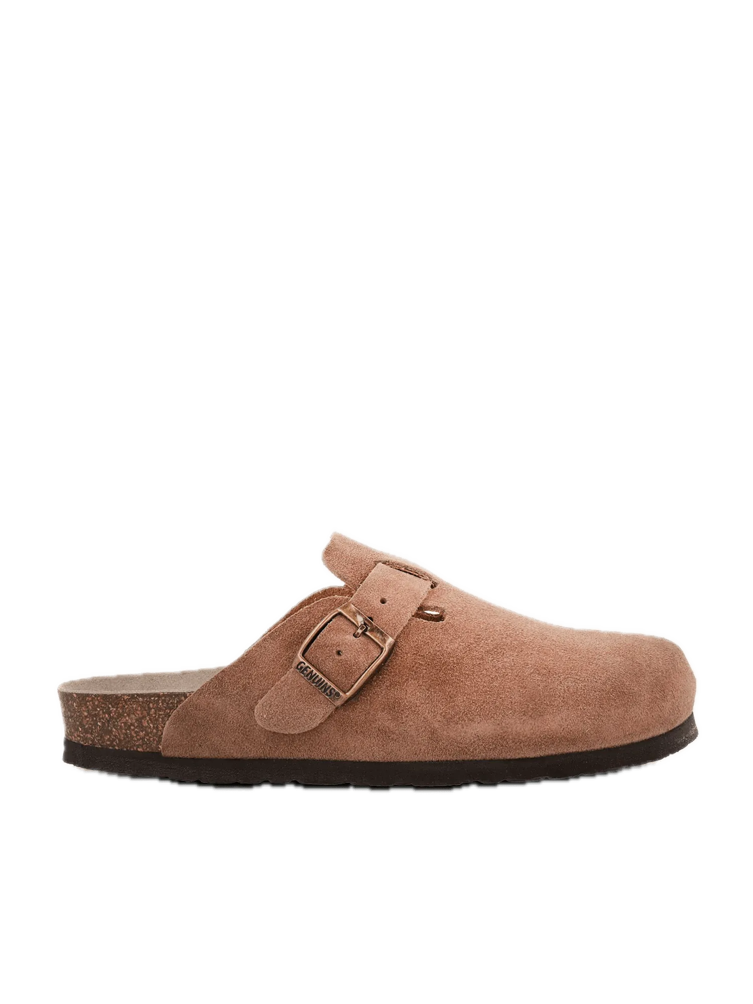 Zuecos Genuins Riva Velour Terra - ECRU