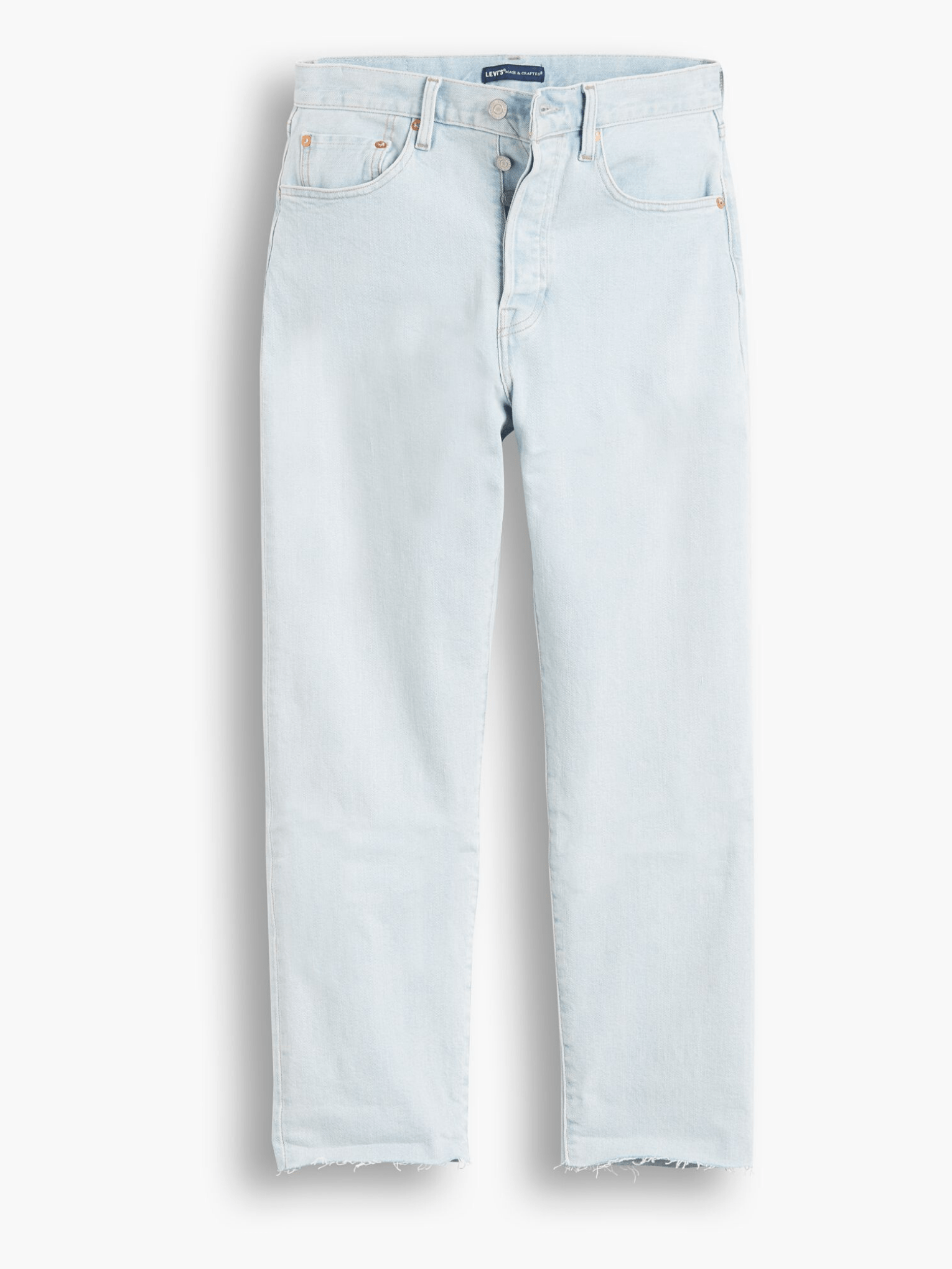 501® Crop Jeans LMC BLEACHED SAND - ECRU