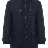 Abrigo de paño largo con botones - ECRU