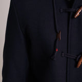 Abrigo de paño largo con botones - ECRU