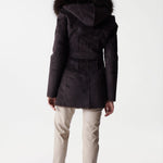 Abrigo de pelo reversible - ECRU