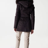 Abrigo de pelo reversible - ECRU