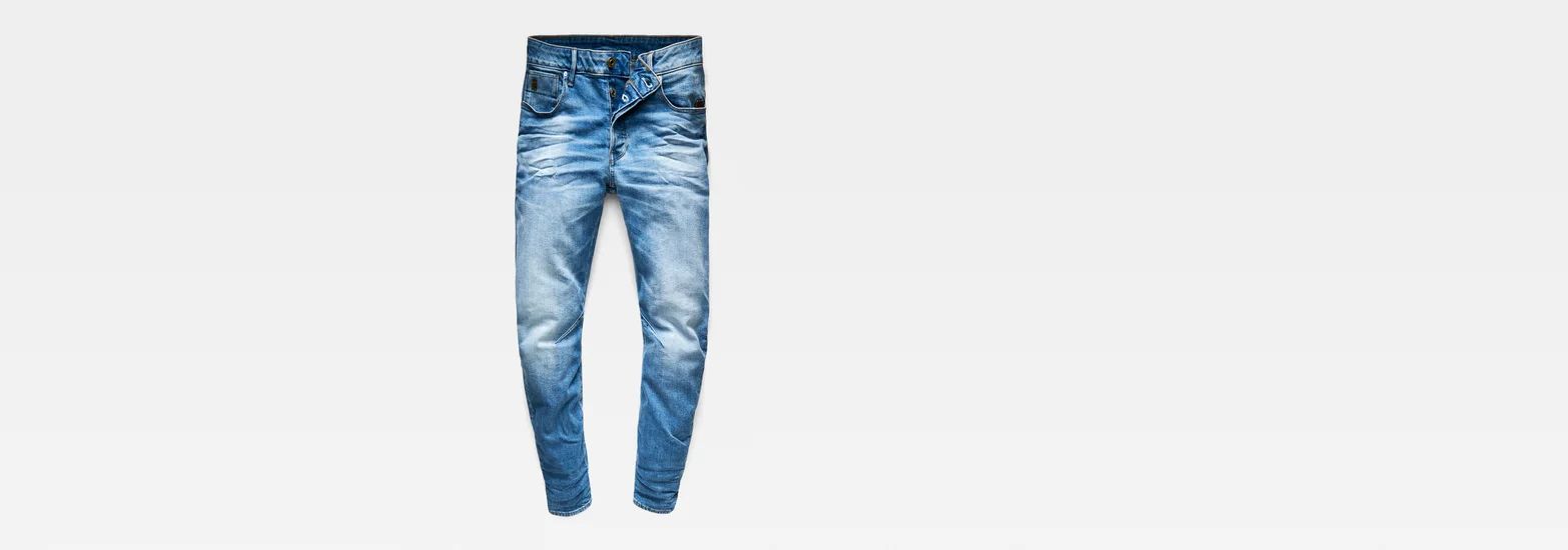 Arc 3D Slim Jeans Authentic Faded Blue - ECRU