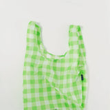 Baggu estándar Check Lime - ECRU